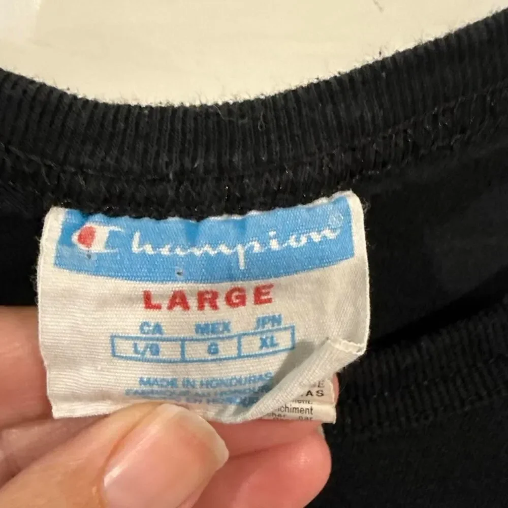 Champion Men's Black T-shirt - Picture 2 of 4